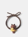 thumb Alloy Cute Little Bear And His Duck Swimming Circle  Hair Rope 0