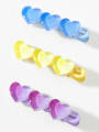 thumb Cute Acrylic Candy Color Gradient Heart Hair Clip/Multi-Color Optional 0