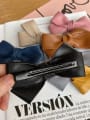 thumb Vintage Artificial Leather cross bow Hair Barrette/Multi-Color Optional 4