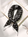 thumb Women Spring Polyester Letter 70*70cm Square Scarf 2
