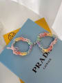 thumb Cute Elastic rope Weave dual bracelet/ Hair Rope /Multi-Color Optional 4