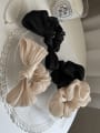 thumb Satin Vintage Soft veil bow Hair Rope/Multi-color optional 2