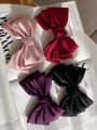 thumb Trend satin three layer bow Hair Barrette/Multi-Color Optional 1