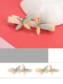 thumb Cellulose Acetate Minimalist Butterfly Alloy Hair Barrette 2