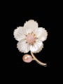 thumb Alloy Shell Flower Trend Brooch 1