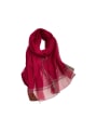 thumb Women Fall blended solid color all-match 200*70cm Solid Scarves 0
