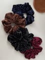 thumb Vintage velvet polka dots Hair Barrette/Multi-Color Optional 3