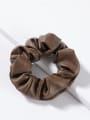 thumb Vintage Artificial Leather Brown pu leather pig intestine Hair Barrette/Multi-Color Optional 3