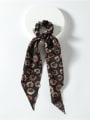 thumb Vintage Fabric Polka Dot Leopard Print Origin Big Bow Head Hair Barrette/Multi-Color Optional 3