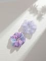 thumb Trend Yarn Super Fairy Purple Blue Tie Dye Jacquard Hair Tie Hair Barrette/Multi-Color Optional 0