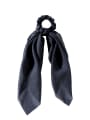 thumb Minimalist Yarn Gold silk tulle ribbon square scarf Hair Barrette/Multi-Color Optional 0