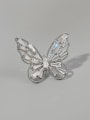 thumb Alloy Cubic Zirconia Butterfly Trend Brooch 3