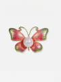 thumb Alloy Imitation Pearl Enamel Butterfly Trend Brooch 0