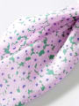 thumb Vintage chiffon Floral chrysanthemum square towel small fresh streamer Hair Barrette/Multi-Color Optional 1