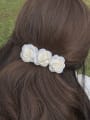 thumb Alloy  Trend Yarn Flower Hair Barrette 1