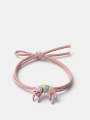 thumb Alloy Enamel Cute Pink Curved Kitten Hair Rope 0
