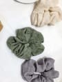 thumb Vintage Linen solid color folds Hair Barrette/Multi-Color Optional 2