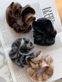 thumb Vintage double layer Rayon leather trim Hair Barrette/Multi-Color Optional 4