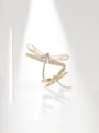 thumb Brass Cubic Zirconia Dragonfly Dainty Brooch 0