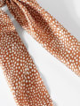 thumb Vintage Fabric Leopard-print dense polka-dot satin Hair Barrette/Multi-Color Optional 4