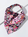 thumb Vintage Fabric Poker Heart Bandana Headband Hair Barrette/Multi-Color Optional 0