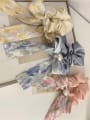 thumb Fabric Vintage Oil painting Korean version spring and summer splash ink bow Hair Barrette 1