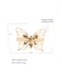 thumb Cellulose Acetate Minimalist Hollow Butterfly Alloy Cubic Zirconia Hair Barrette 2