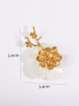 thumb Alloy Freshwater Pearl Shell Flower Trend Brooch 1