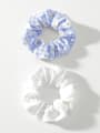 thumb Trend  Fabric Small clear lattice is small broken flower pastoral style Hair Barrette/Multi-Color Optional 0