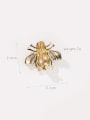 thumb Alloy Rhinestone Enamel Bee Cute Animal Brooch 3