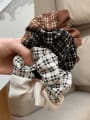 thumb Vintage Fabric Houndstooth Hair Barrette/Multi-Color Optional 3