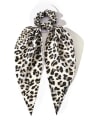 thumb Vintage satin Leopard print triangle scarf Hair Barrette/Multi-Color Optional 2