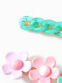 thumb Cute A set of 4 acrylic chain  alloy flower hairpin 2