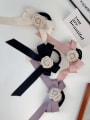 thumb Minimalist ribbon camellia bow Hair Barrette/Multi-Color Optional 1