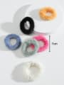 thumb Minimalist velvet Color small hair ring hair hair ring Hair Barrette/Multi-Color Optional 2