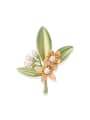 thumb Alloy Imitation Pearl Enamel Flower Trend Brooch 3