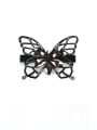thumb Cellulose Acetate Minimalist Hollow Butterfly Alloy Cubic Zirconia Hair Barrette 1