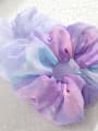thumb Trend Yarn Super Fairy Purple Blue Tie Dye Jacquard Hair Tie Hair Barrette/Multi-Color Optional 1