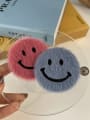thumb Cute velvet  Round smiley Hair Barrette/Multi-Color Optional 2