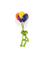 thumb Alloy Enamel Irregular Cute  balloon Brooch 0