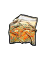 thumb 100% silk spring and autumn thin section red garden landscape oil painting small fresh 53*53cm small square 0