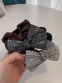 thumb Luxury  Rhinestone fabric bow tie Hair Barrette/Multi-Color Optional 2