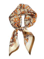 thumb 100% Silk Stereo Letters 70*70cm classic Small Square Scarf 0
