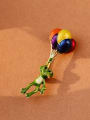 thumb Alloy Enamel Irregular Cute  balloon Brooch 3
