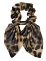 thumb Vintage Fabric Leopard Print Scarf Swallowtail Scarf Hair Barrette/Multi-Color Optional 0