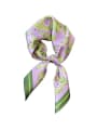thumb Women Spring 100% silk Floral 70*70cm Square Scarf 0