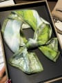 thumb Work Women Spring 100% mulberry silk Floral 150*15cm Scarves 1