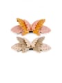 thumb Cellulose Acetate Minimalist Butterfly Alloy Imitation Pearl Multi Color Hair Barrette 0