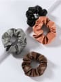 thumb Vintage Artificial Leather Brown pu leather pig intestine Hair Barrette/Multi-Color Optional 1