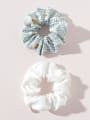 thumb Cute Fabric Linen daisy striped plaid print Hair Barrette/Multi-Color Optional 0